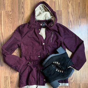 Burgundy Jacket